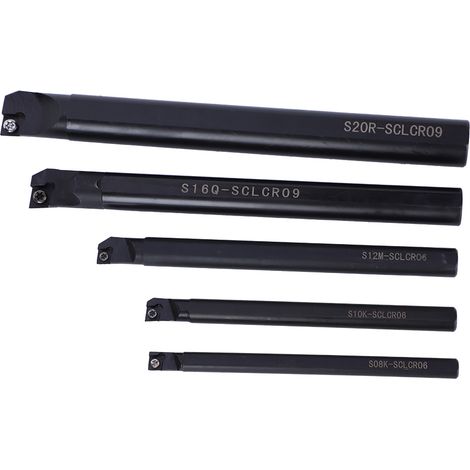 5-teiliges CNC-Dornschlüssel-Set, verzinnt, Klingendrehwerkzeug, Hardware-Zubehör, Edelstahl (1/5)