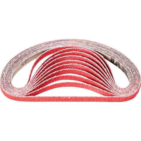 PFERD TOOLS Keramikkorn Schleifband BA 12x520mm CO-COOL40 für Edelstahl-Schliff mit Bandschleifer (100) 100 Stk (1/3)