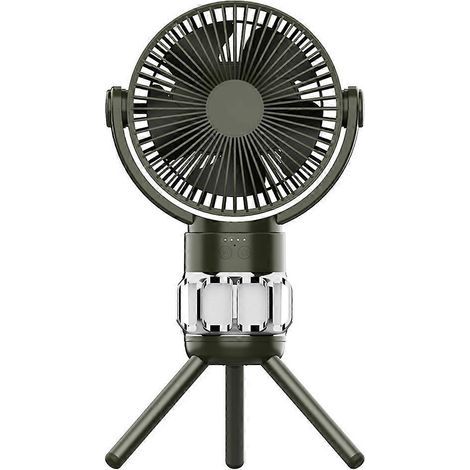 Ventilateur électrique portable rechargeable sur trépied de bureau, rafraîchisseur d'air, ventilateur de plafond (1/4)