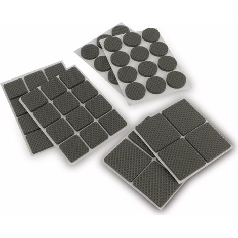 EUROTOOLS Kit de patins pour meubles 348-NBFR, 56 pièces (1/2)
