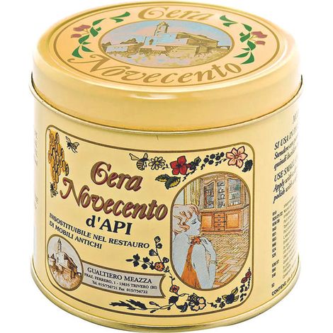 Cera d'Api in pasta Novecento per colorare pulire colore noce scuro 500 ml – NOCE CHIARO
