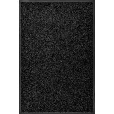 Paillasson lavable, noir, 60 x 90 cm (1/5)