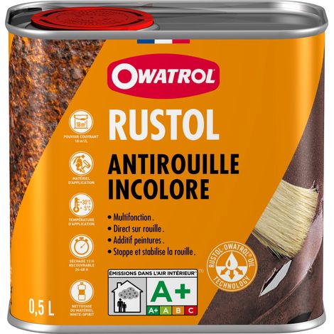 Owatrol – Antirouille incolore 20 litres – Traitement pénétrant pour métaux ferreux et non ferreux – Film protecteur résistant à +175°C (1/4)