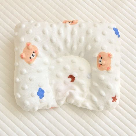 Oreiller Doudou 20 x 25 cm en pur coton, oreiller pour bébé, oreiller pour la sieste, forme douce et veloutée, idéal pour le sommeil des enfants et des bébés. (1/4)
