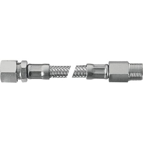 SCELTO DA DESIVERO Flessibile Flex inox att.bicono d.10 mp1/2"l.350 codice prod: DSV04762 (1/2)