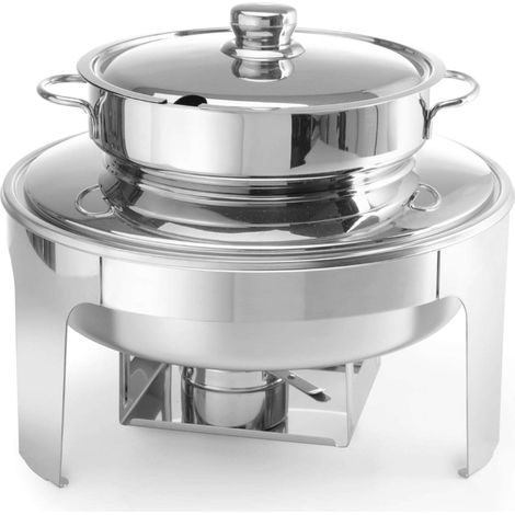 Calentador de pasta para velas de sopa, acero pulido, 10L