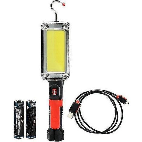 Crochet magnétique rechargeable léger, compatible avec 2 batteries 18650, clip portable (1/2)