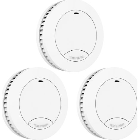 Détecteur de fumée Aroha Safety Pro Mini - Batterie 10 ans - Détecteur de fumée - Alarme incendie - 3 pièces (1/5)