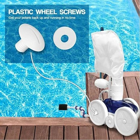 DPZO 6 pièces polaris C-55 nettoyeur de piscine jeu de vis de moyeu en plastique 180/280 pièces de rechange-DPZO