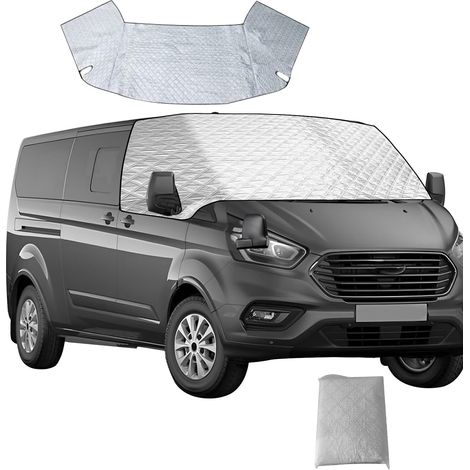 Housse de Pare-Brise pour Ford Transit Custom 2012-2022, imperméable à l'eau, Thermique, Protection Contre la Neige, la Glace, la poussière, Le Soleil (1/5)