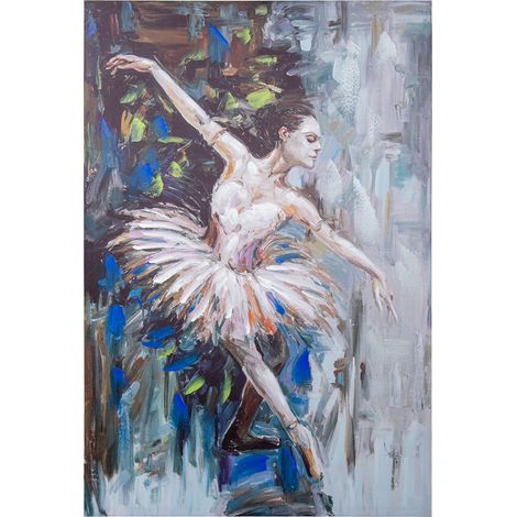 Tabelle auf Canvas 80x120cm 40% handbemalter Ballerina 80x120x3cmpour alle Stile, um dem Haus eine Note zu verleihen (1/5)