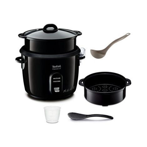 Cuiseur à riz Tefal Classic 2 YY4351 avec panier vapeur 600 W Noir