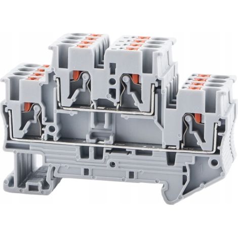 Conector de riel de 2 niveles pttb 2.5 gris ZUG (1/5)