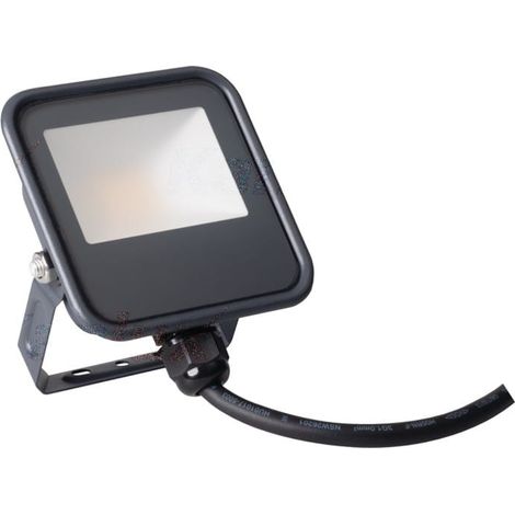 Faretto LED esterno Kanlux iQ 10W 4000K IP65 nero 33880 (1/5)
