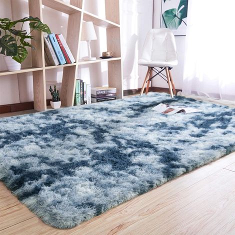 Flauschige ovale Teppiche für Schlafzimmer und Wohnzimmer.