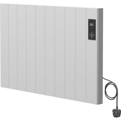 White 600mm x 910mm Smart WiFi Controlled 2000w Thermostatic Electric Radiator