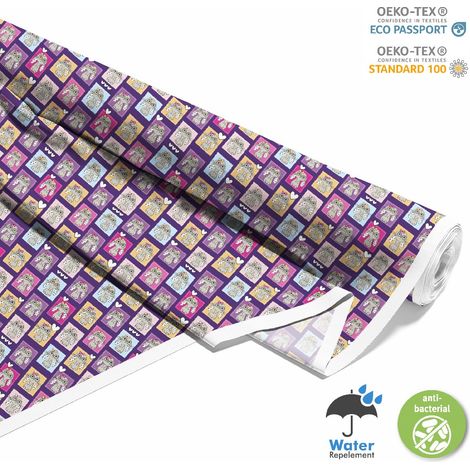 OUTDOOR DEKOSTOFFE OXFORD - Motiv Hase mit Brille I DX654
