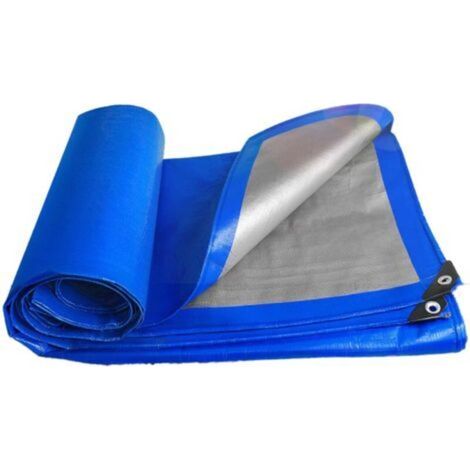 Waterproof tarpaulin, garden tarpaulin with aluminum eyelets, woven tarpaulin, protective tarpaulin, boat tarpaulin, wood tarpaulin (2m4m) (1/5)