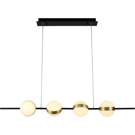 Lámpara lineal para comedor  color oro modelo CUBA LED de MANTRA (1/5)