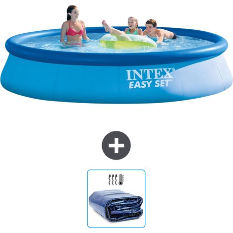 Intex Piscine Easy Set Ronde - 396x84 cm - 2-pièces S21283 (1/5)