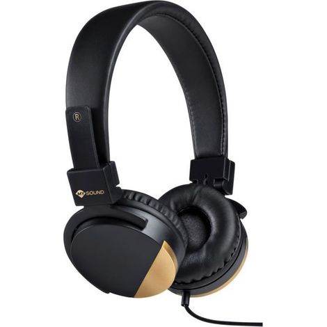 Meliconi MySound Speak Metal Casque Avec fil Arceau Appels/Musique Noir (1/4)