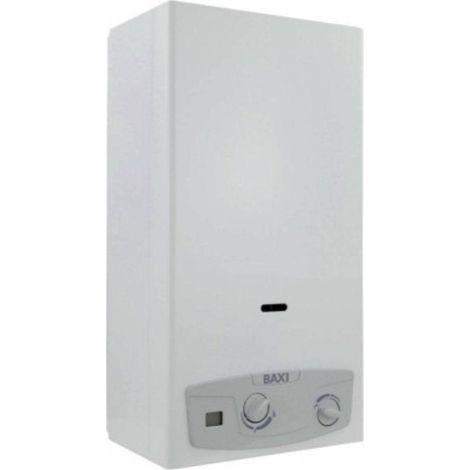 Baxi Chauffe-eau instantané GPL blanc compact 19,4 kW