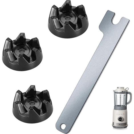 3 Replacement Parts for Blenders, Replacement Coupler 9704230, Blender Gear with Removal Tool, Compatible with KSB5, Clutch Blender Spare Parts Blender Accessories (1/5)