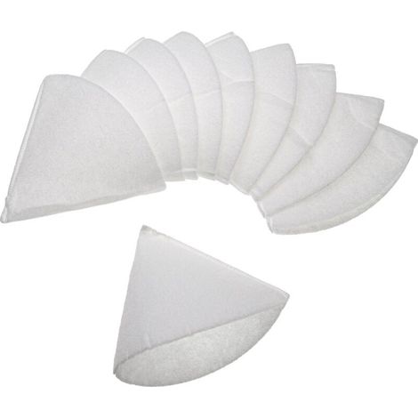 vhbw 10x Filtres coniques pour ventilation, VMC par ex. compatible avec Helios, Maico, Pluggit, Zehnder - Filtre d'évacuation G4, DN 125, blanc (1/3)