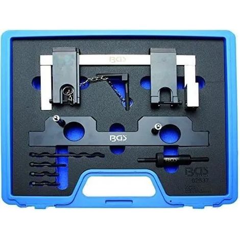 BGS Juego de herramientas de calado BMW negro 10 piezas