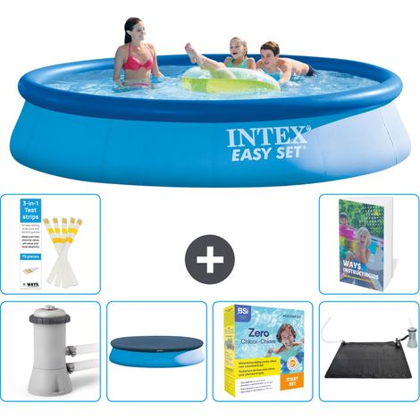 Easy Set Pool Rund - 396x84 cm - 7-teilig  S234 (1/5)
