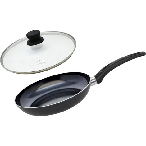 Set Poêle 20 cm avec revêtement céramique sans PFAS et couvercle Elo Prima Cucina (1/5)
