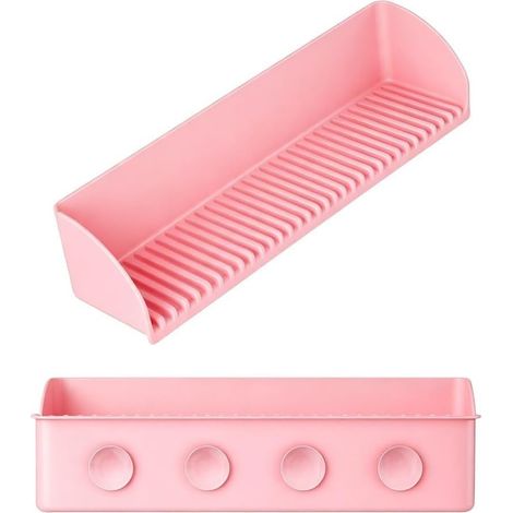 Soft silicone toy water barrier (pink) (1/5)