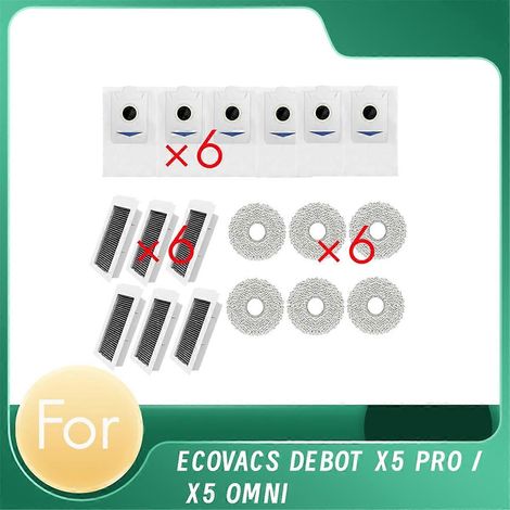 18 pièces de rechange pour accessoires de robot aspirateur X5 Pro (1/5)