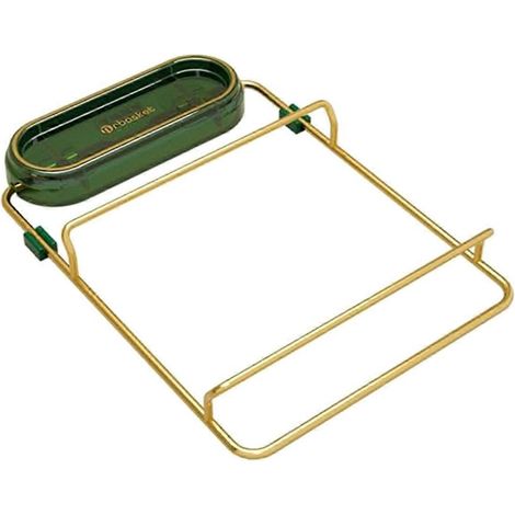 Grille de vidange jetable pour cuisine, filtre vert-or (1/5)