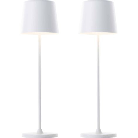 Lampe de table LED sans fil Kaami BRILLIANT, 2 W, 310 lm, 3000 K, blanc, lot de 2 (1/5)