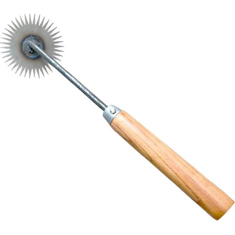 Désherbeur Tournesol - Roue Étoile Acier Inox, Pour Pelouse, Jardin, Fissures Allée, Retire Herbes et Mousse