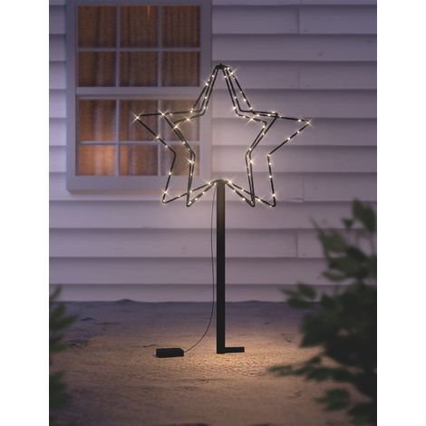 LED 3D - Stern mit 52LEDs warmweiß-MLK087