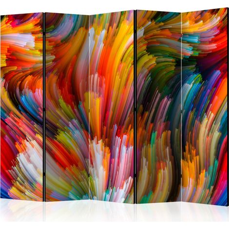 Paravento - Rainbow Waves II [Room Dividers] - 225x172 (1/4)