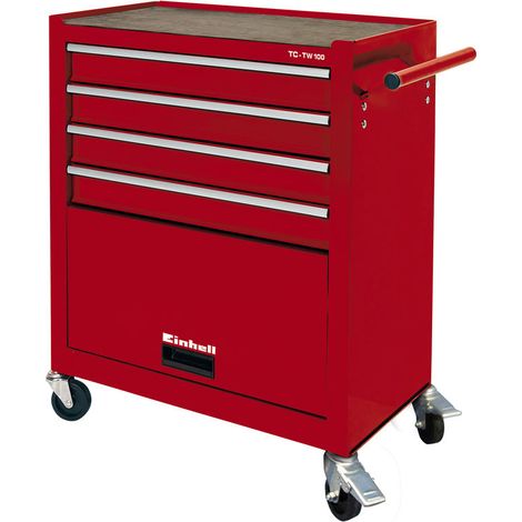 Einhell Servante d’atelier TC-TW 100 (75 kg max., 4 tiroirs, 4 roulettes pivotantes) (1/5)
