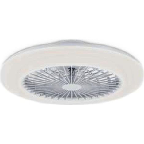 Ventilador de techo, led rgb, dc 20 w + 40 w, modelo amigo, blanco, ø48 cm
