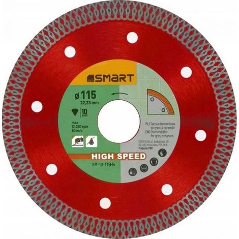 Disco diamantato smart sm-10-115hs taglio veloce lunga durata (1/2)