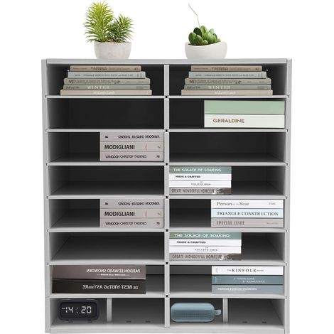 Germ-Savvy Supa Porte-documents A4 antibactérien avec 13 compartiments extensibles Format paysage Pour bureau, salle de classe, salle d'étude, etc (1/5)