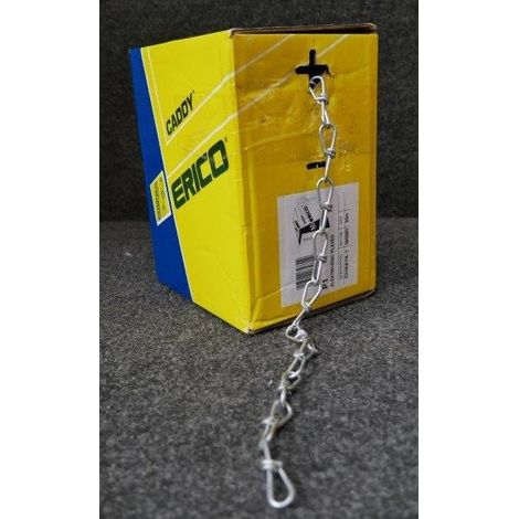Chaîne de nuds en acier galva charge 700N longueur 30m P1 Ep 2.5mm CHK27K pour ancrage et suspnsion Caddy Nvent (1/2)