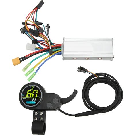 Kit de contrôleur sans balais 48V 60V 500W pour moteur électrique, avec écran LCD, compatible trottinette et vélo électrique (1/5)