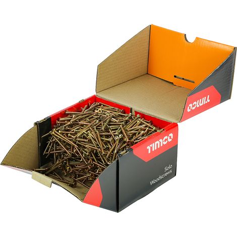 TIMCO Solo Countersunk Gold Woodscrews - 5.0 x 70