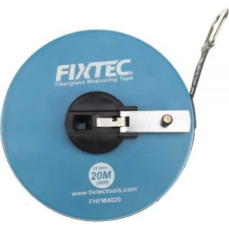 Ruban métrique en fibre de verre - 20 m - Fixtec (1/4)