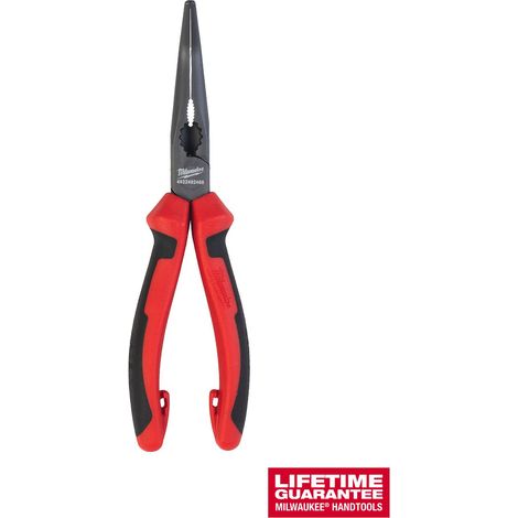 Pinze a becchi lunghi 205 mm testa a 45 gradi - Milwaukee 4932492466 (1/2)