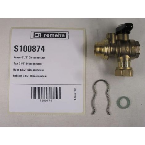 Remeha  Robinet G1/2 Disconnecteur, S100874