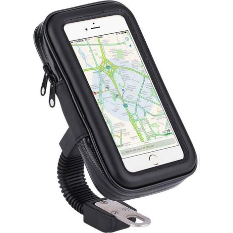 Sacoche étanche pour téléphone portable moto - Support universel avec écran tactile IPX6