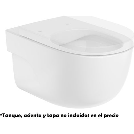 INODORO SUSPENDIDO RIMLESS 560MM MERIDIAN BLANCO (1/5)